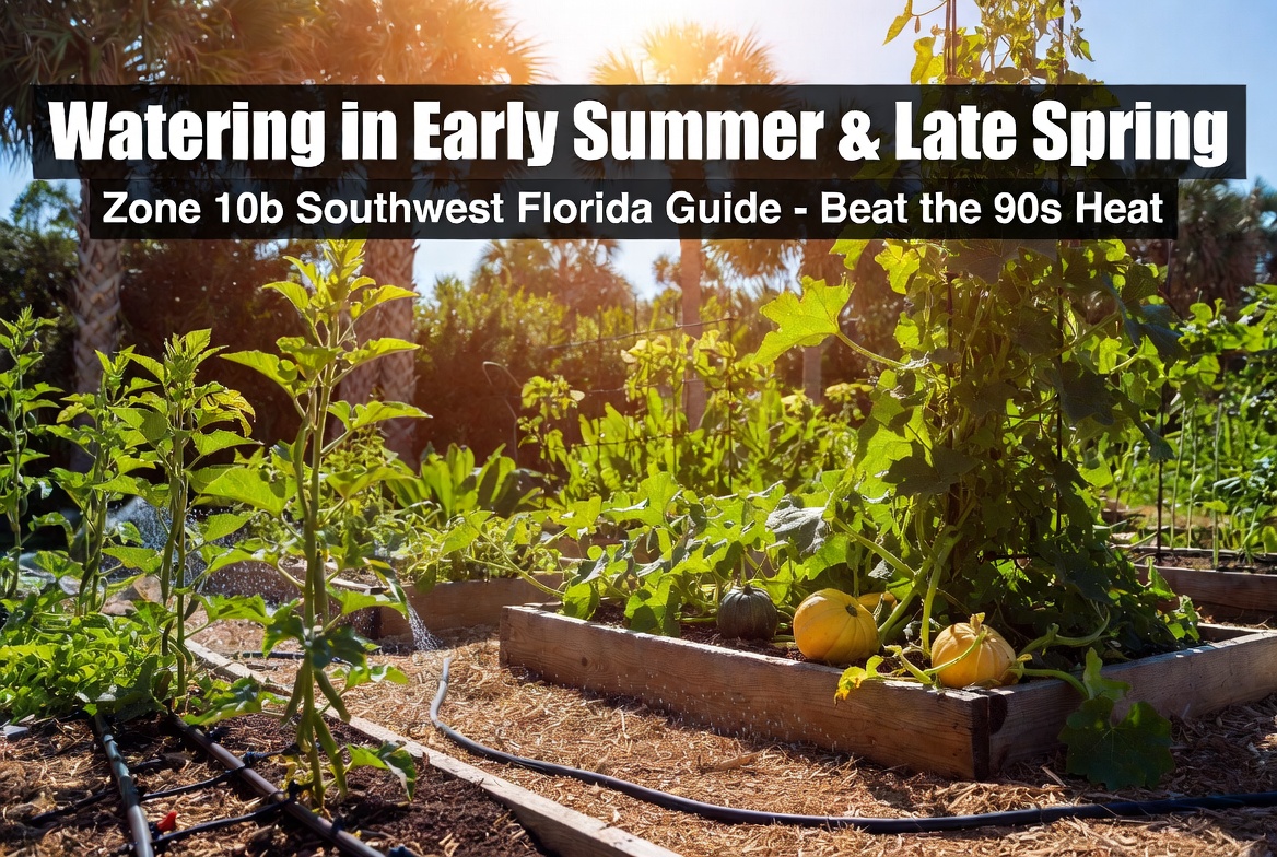 early summer watering guide for heat